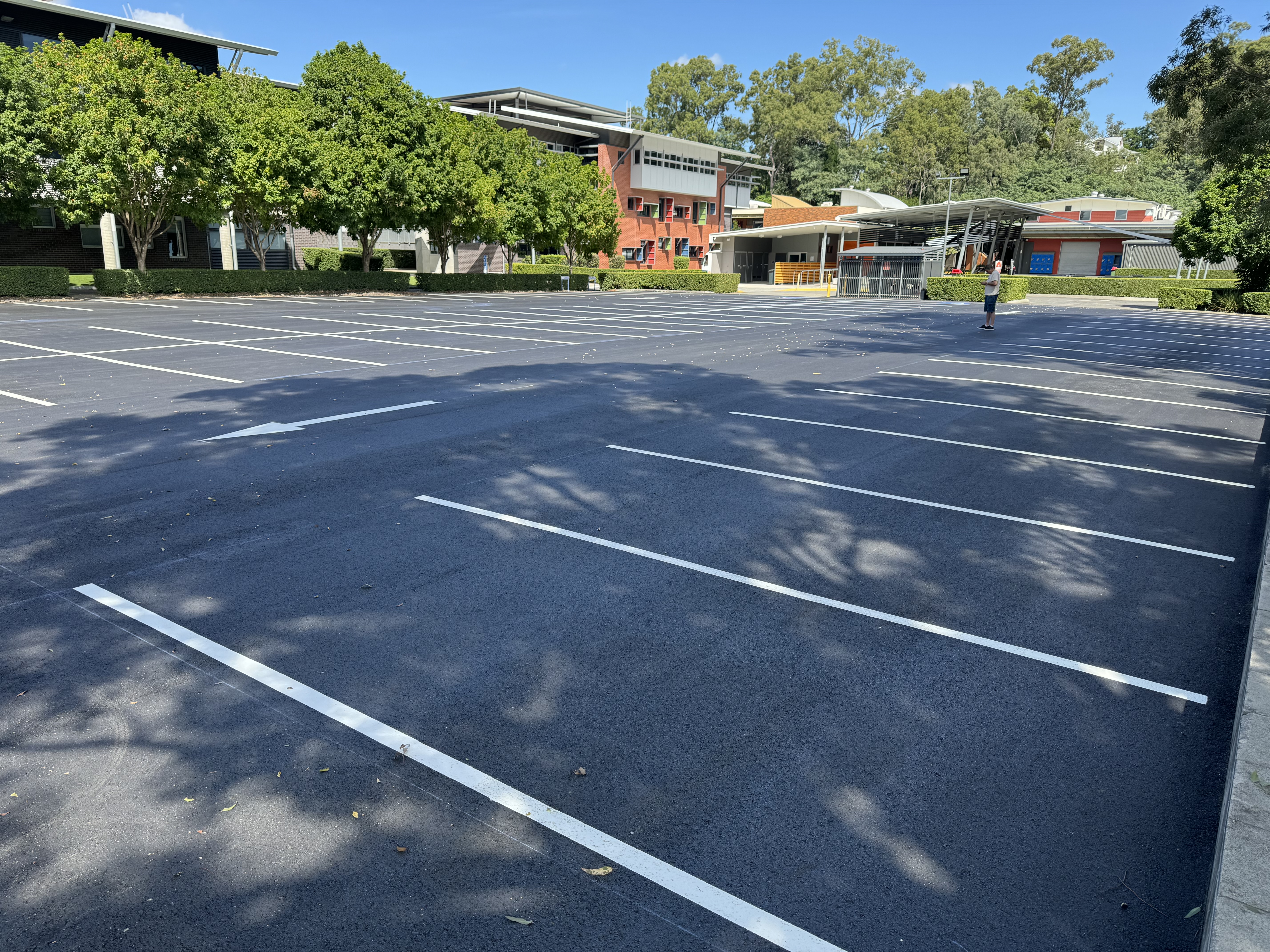 Asphalt with Line Marking