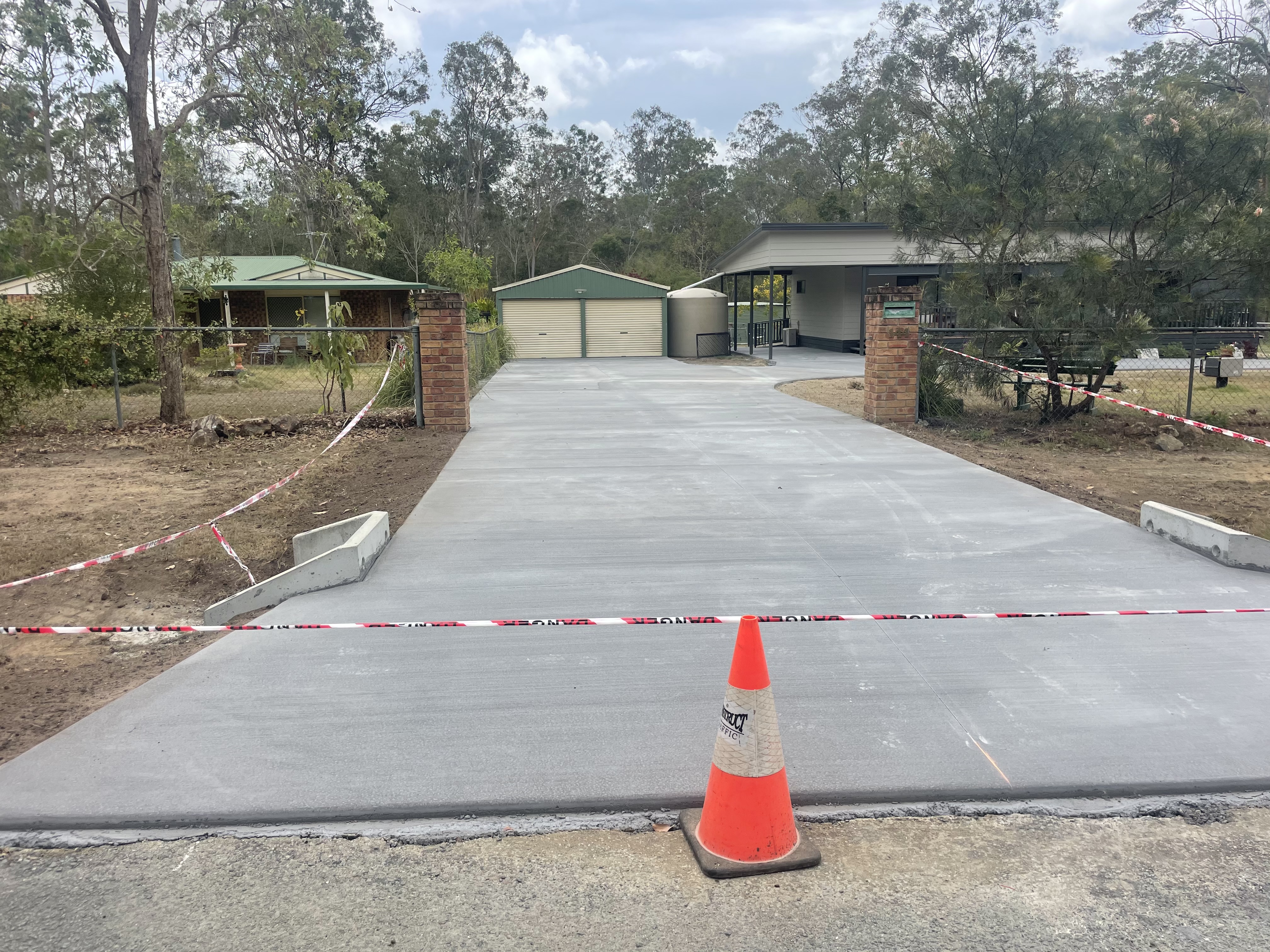 Concrete Driveway after