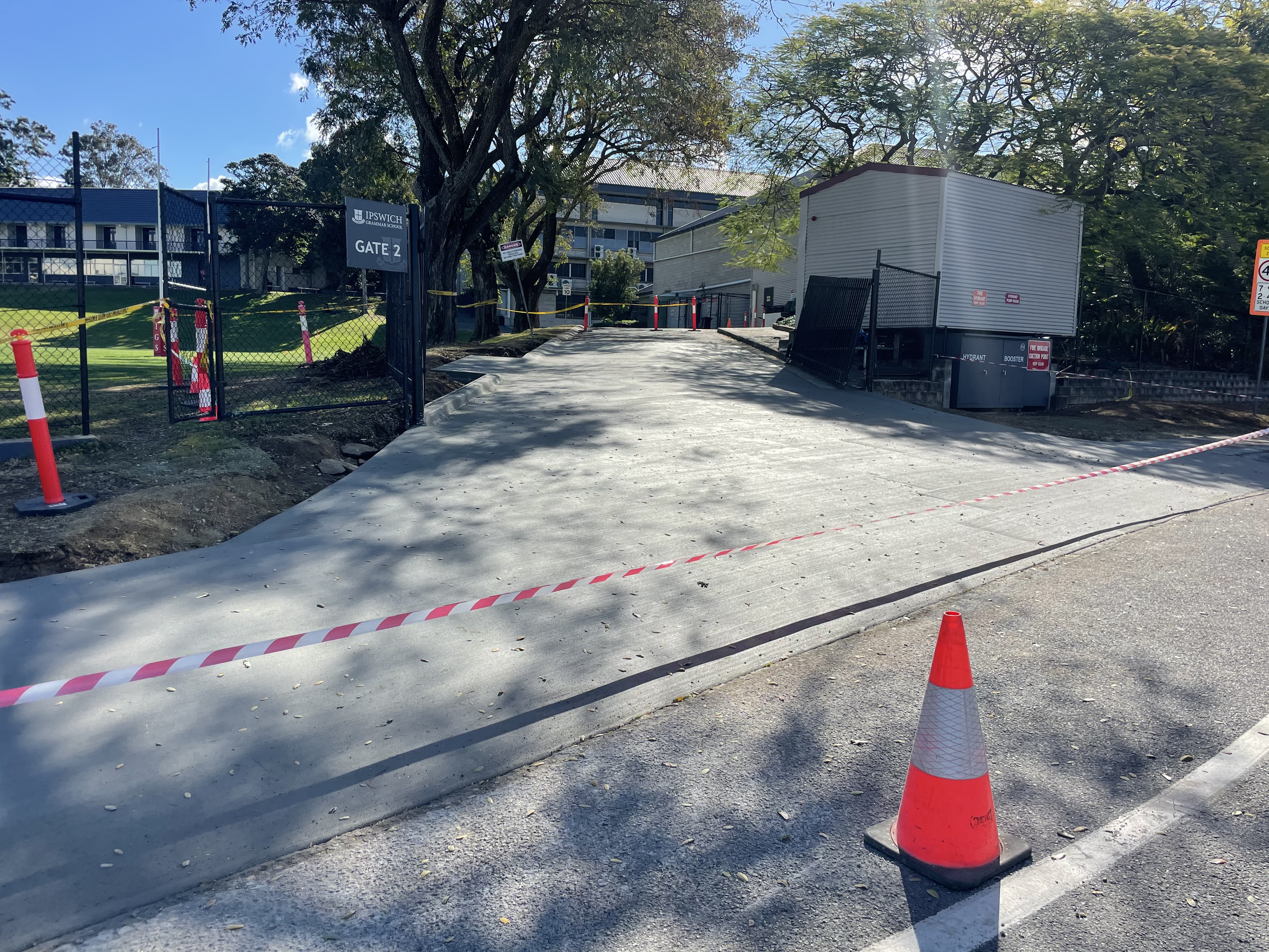 School Driveway after
