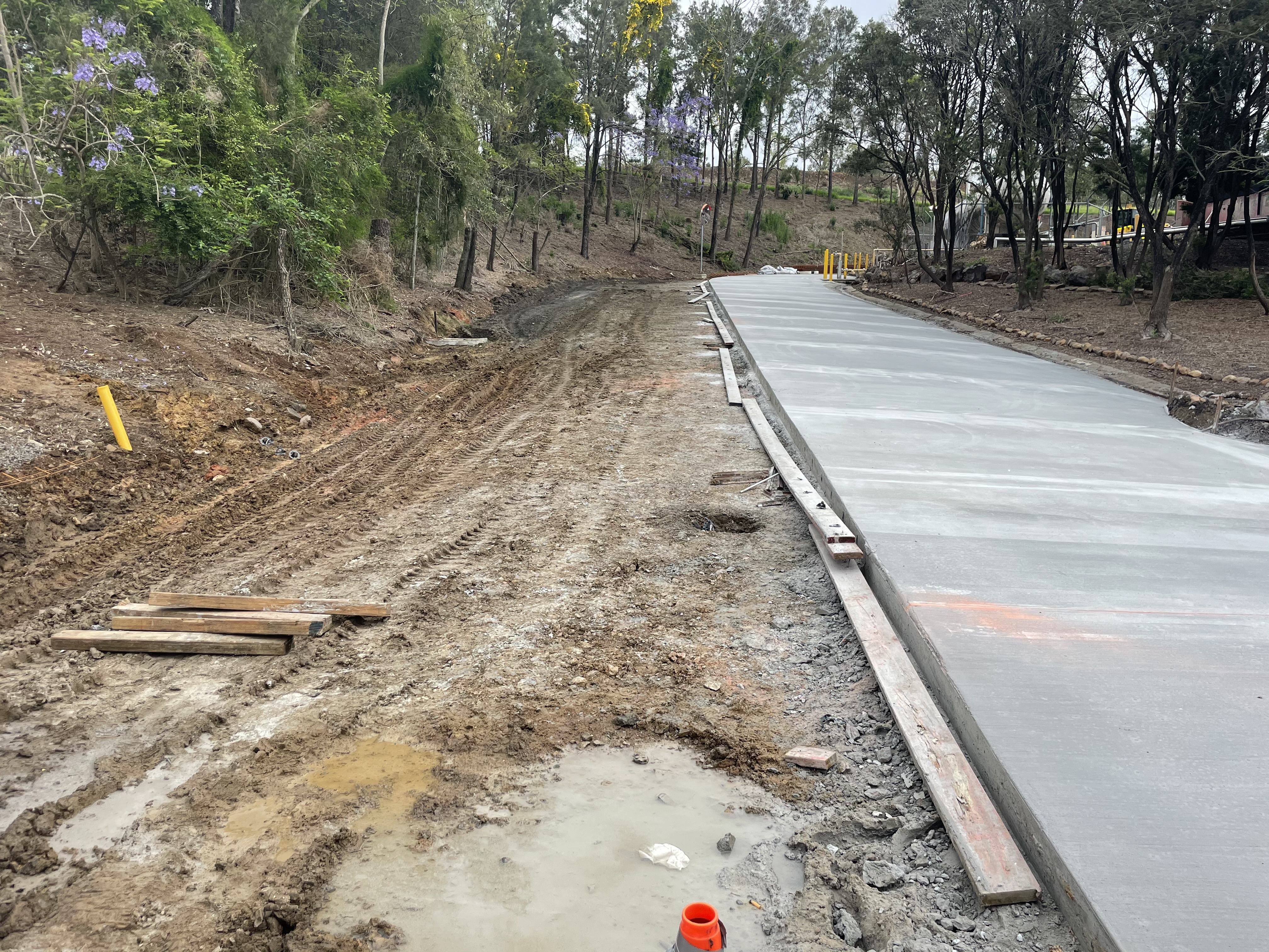 Driveway in progress